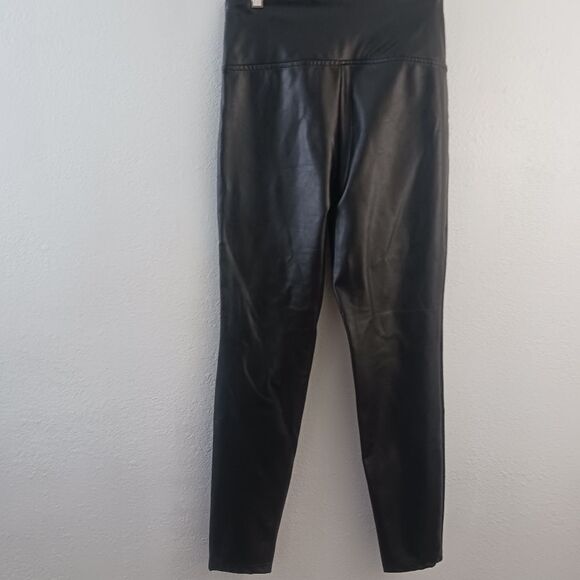 Laundry By Shelli Segal Women's Pull On Leather Pants Black Size S - Picture 7 of 9